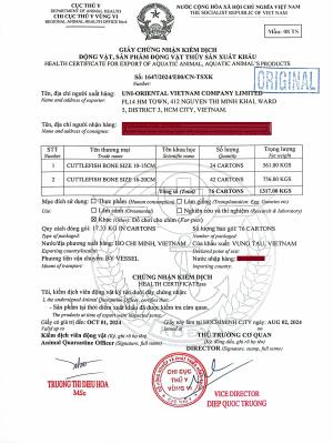 Health cert