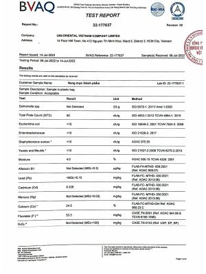 BVAQ - Test report