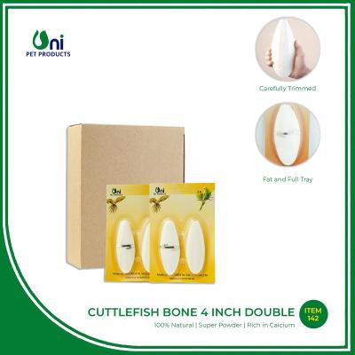 Cuttlebone 4 inch - double