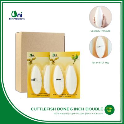 Cuttlebone 6 inch - double