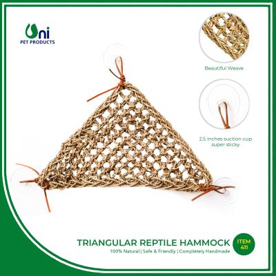 Triangular reptile hammock