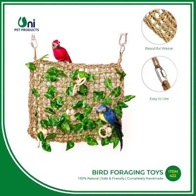 Seagrass bird foraging toys