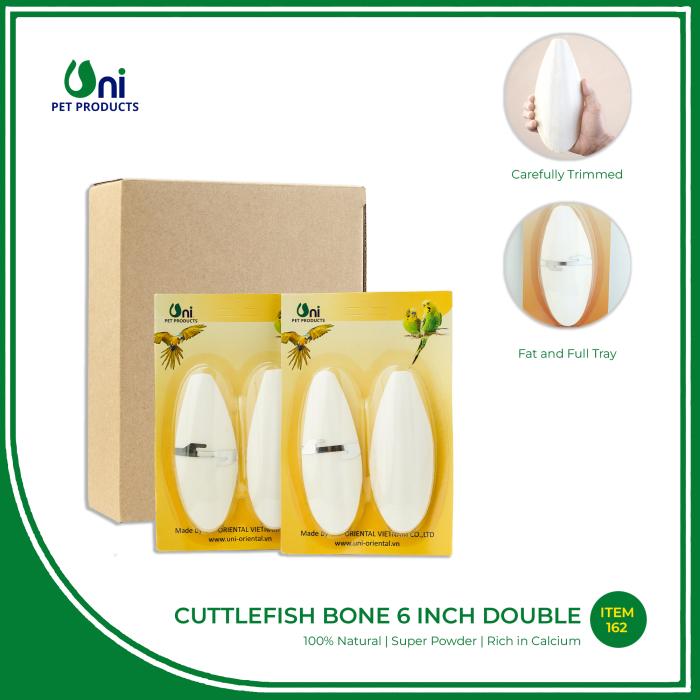 Cuttlebone 6 inch - double