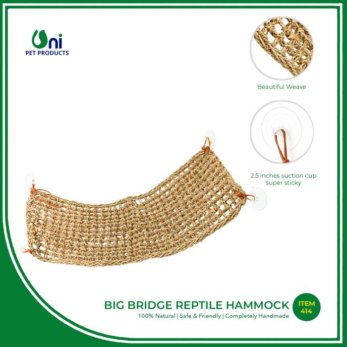 Big bridge reptile hammock