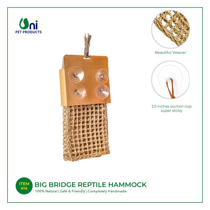 Big bridge reptile hammock
