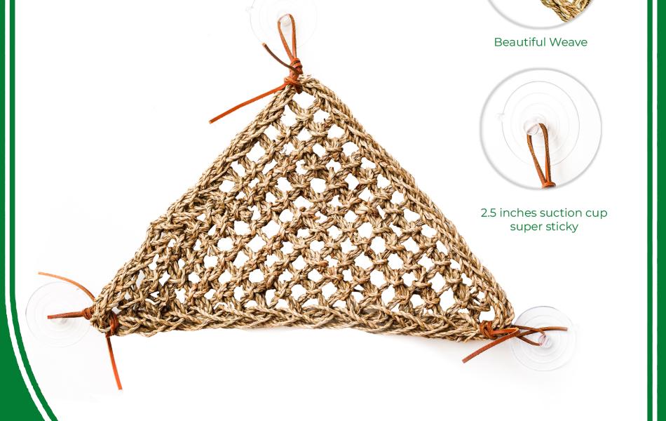 Triangular reptile hammock