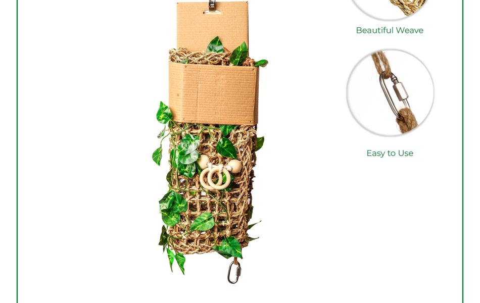 Seagrass bird foraging toys 422